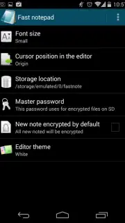 Fast Notepad screenshot 1