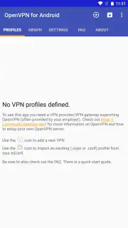 OpenVPN screenshot 1