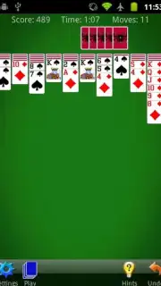 Spider Solitaire screenshot 4