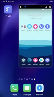F1 VM screenshot 1
