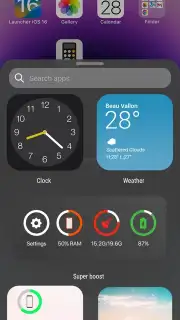 Launcher iOS 17 screenshot 2
