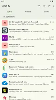 Droid-ify screenshot 1