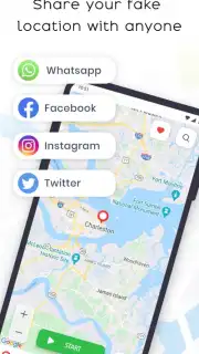 Fake GPS Location Changer App screenshot 1