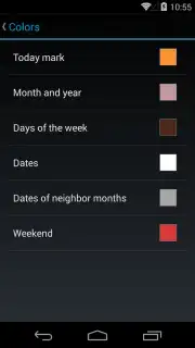Month Calendar Widget screenshot 3