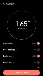 Xiaomi Cleaner screenshot 1
