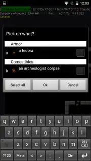 UnNetHack screenshot 2