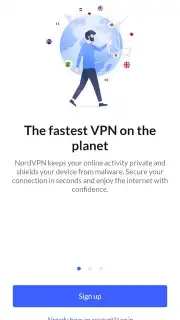 NordVPN screenshot 1
