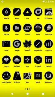 Black Icon Pack Free screenshot 6