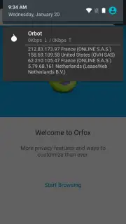 Orfox: Tor Browser screenshot 2