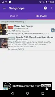 Snagscope screenshot 2