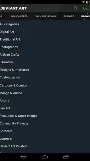 DeviantArt screenshot 2