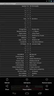 Basketball Livescore Widget screenshot 23