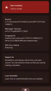 KernelSU screenshot 1