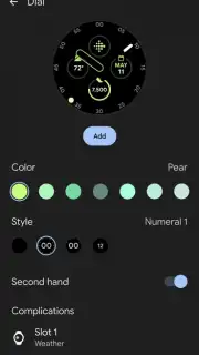 Google Pixel Watch screenshot 3