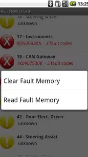 VAGEraseDTCAll screenshot 2