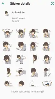 Otaku Nadu Sticker Pack screenshot 2