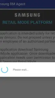 Samsung Retail Mode screenshot 2
