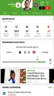 BeSoccer screenshot 1