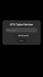 GTU Tables screenshot 1