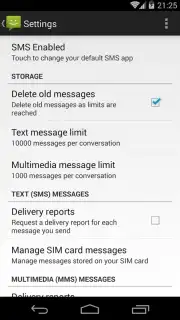 SMS Messaging (AOSP) screenshot 2