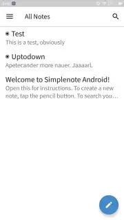 Simplenote screenshot 1