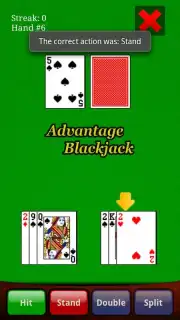 Advantage Blackjack screenshot 5
