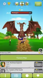 Taps and Dragons - Idle Heroes screenshot 4