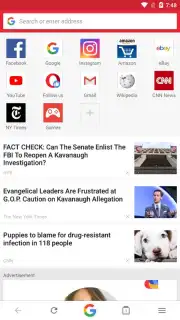Opera Mini beta screenshot 2
