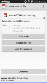 iCal Import/Export 2.4 screenshot 7