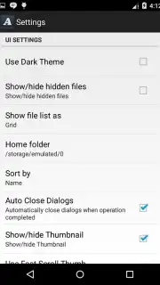 Arc File Manager screenshot 1