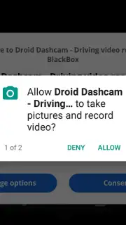 Droid Dashcam - Driving video recorder screenshot 4