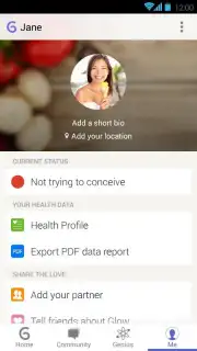 Glow - Period Tracker screenshot 1