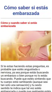 Saber si estoy embarazada screenshot 3