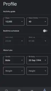 Google Fit screenshot 4