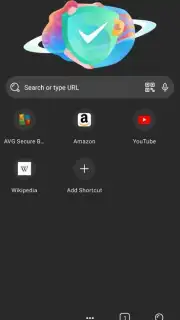 AVG Browser screenshot 1