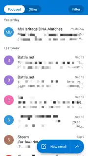 Microsoft Outlook screenshot 1