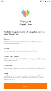Wearfit Pro screenshot 1