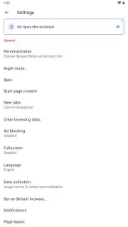 Opera Mini screenshot 8
