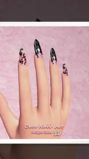 Cute Nail Art Designs Game 3D screenshot 2
