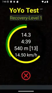 Yo-Yo Test screenshot 6