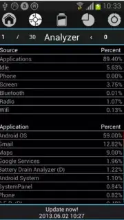 Battery Drain Analyzer screenshot 1