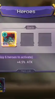 Tap Heroes: Clicker War screenshot 8