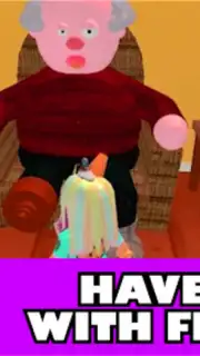 Grandpa house horror in roblox screenshot 2