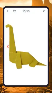 Origami dinosaurs paper shapes screenshot 5