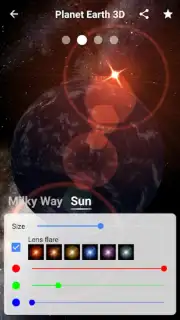 Earth Planet 3D live wallpaper screenshot 8