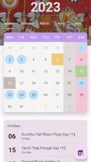 Ceylon Calendar 2015 screenshot 6