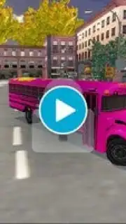 School Bus Driving Games 3D screenshot 1