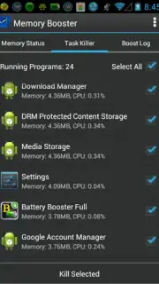 Memory Booster screenshot 2