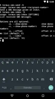 Termux:API screenshot 1