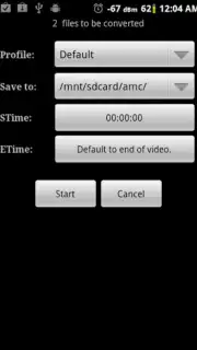 Video Converter Android screenshot 2